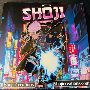 Gojo x Kakashi Jujutsu Kaisen Hard Enamel Pin (Gold Plated)